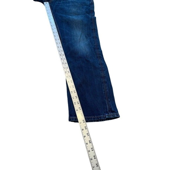 Levi's 514 Straight Denim Jeans Men's Size 32 X 30 Dark Wash - Cool Pockets - Picture 7 of 11